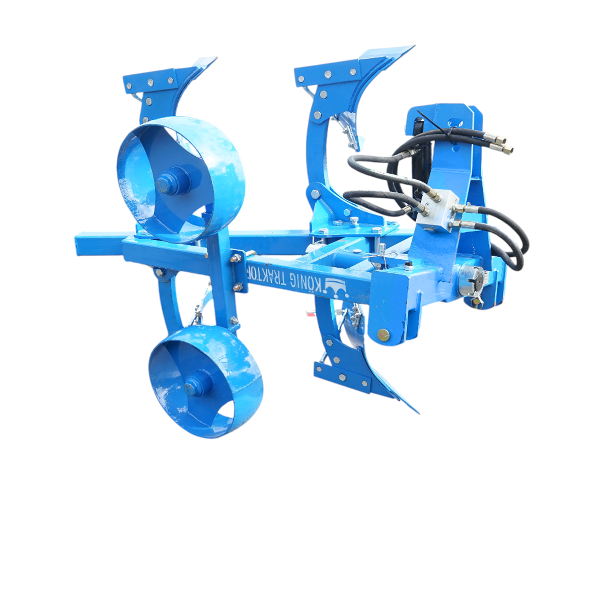 Plug agricol reversibil hidraulic cu 2 trupite, cormane pline Konig Traktoren – imagine 5