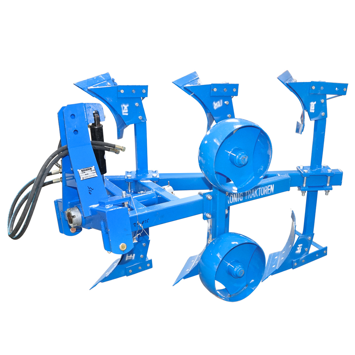 Plug agricol cu 3 trupite reversibil hidraulic, cormane mici Konig Traktoren