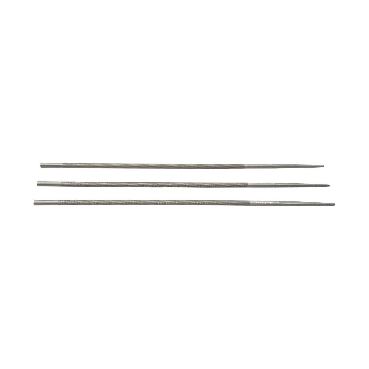 Set 3 pile rotunde ascutit lant drujba 4.5x200mm Breckner Germany – imagine 2