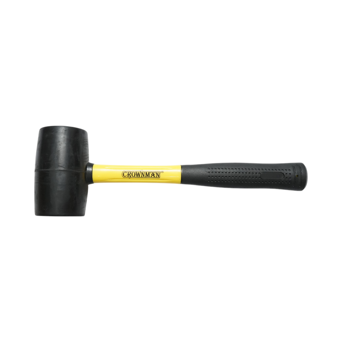 Ciocan de cauciuc 900gr cu maner din fibra de sticla Crownman