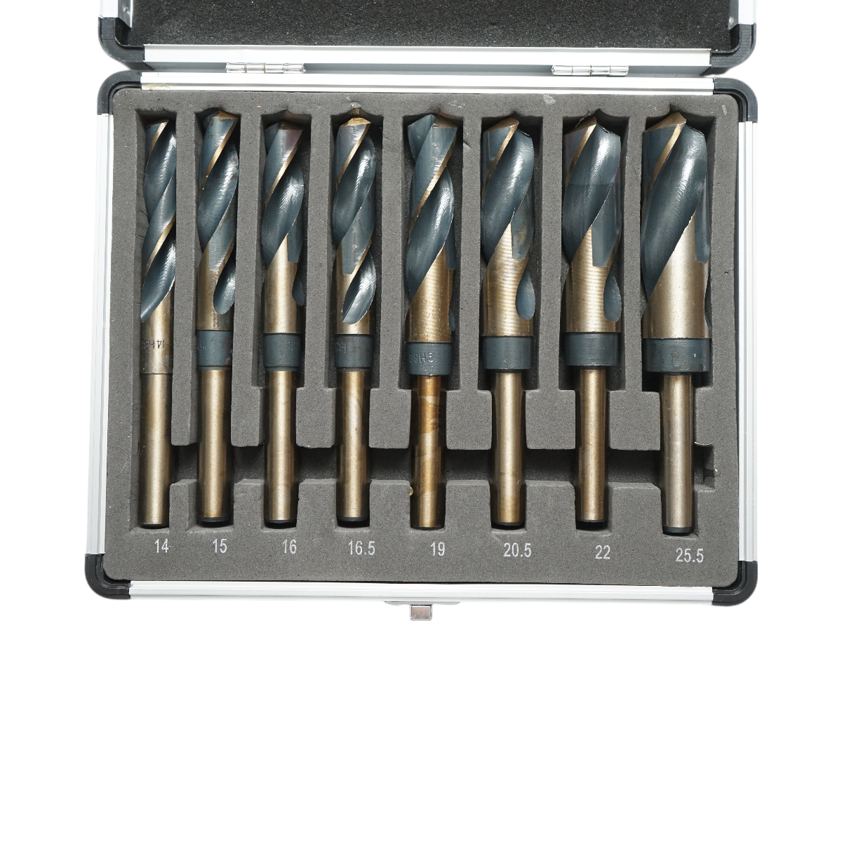 Trusa 8 burghie mari HSS pentru metal Breckner Germany – imagine 3