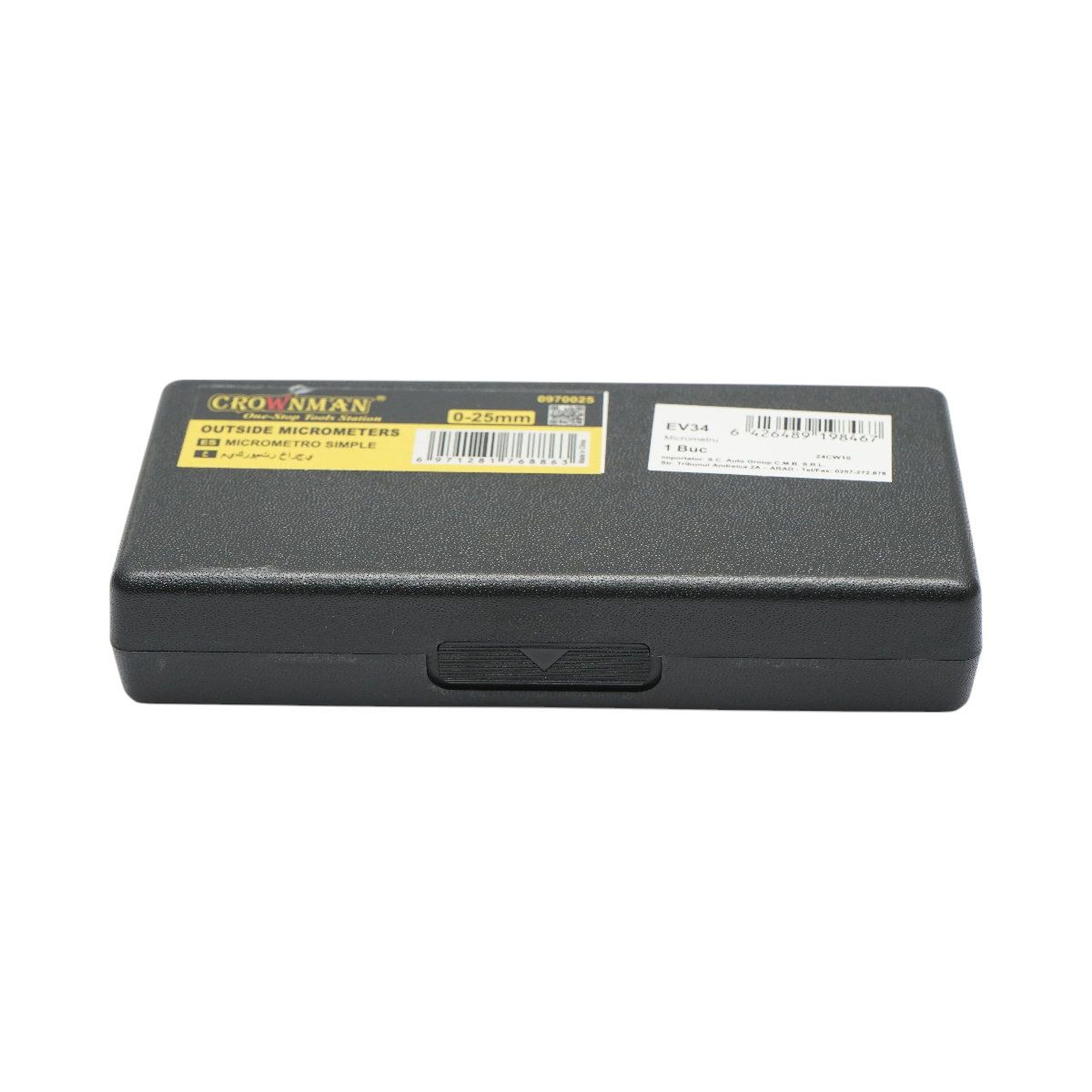 Micrometru mecanic de exterior 0-25mm Crownman – imagine 5