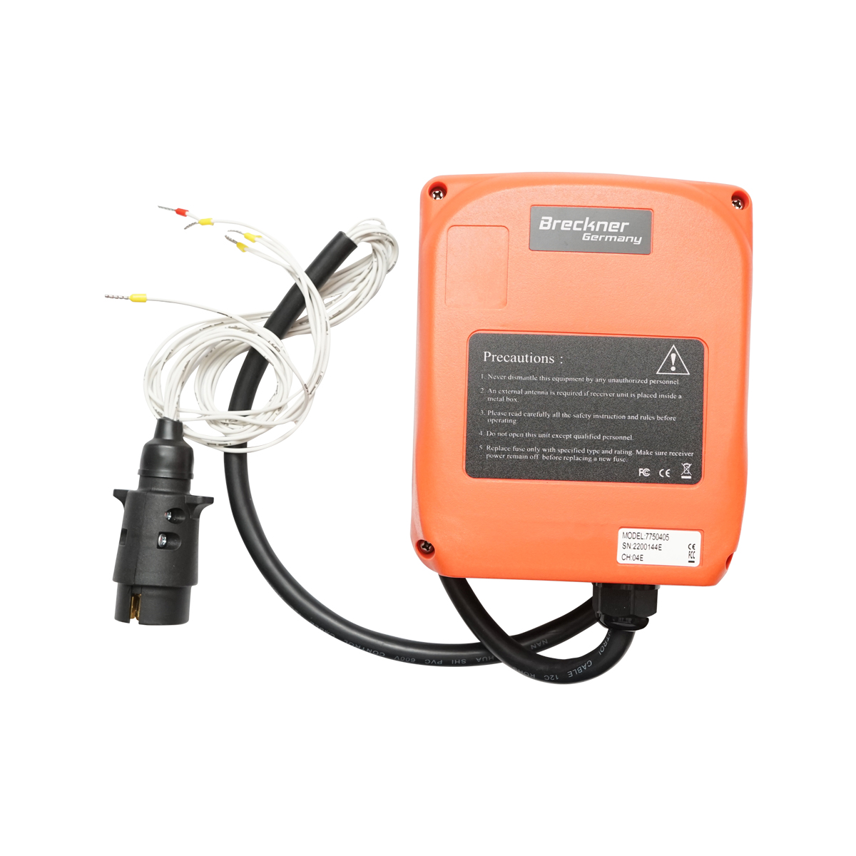 Telecomanda wireless pentru troliu Tractor Forestier 12-24V cu functie de retinere fara motoras pedala Breckner Germany – imagine 4