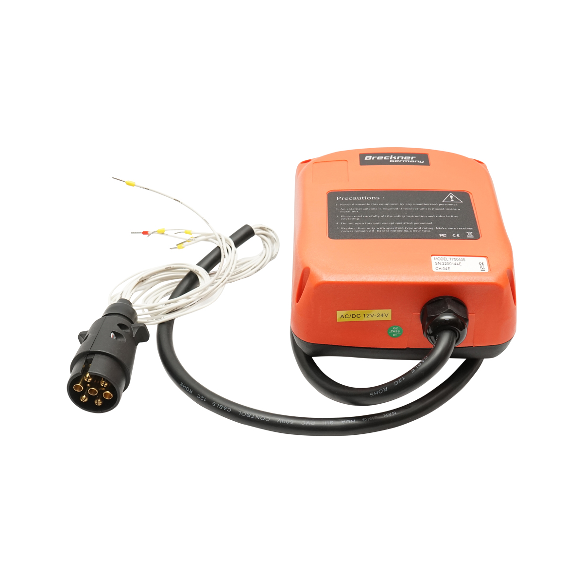 Telecomanda wireless pentru troliu Tractor Forestier 12-24V cu functie de retinere fara motoras pedala Breckner Germany – imagine 5