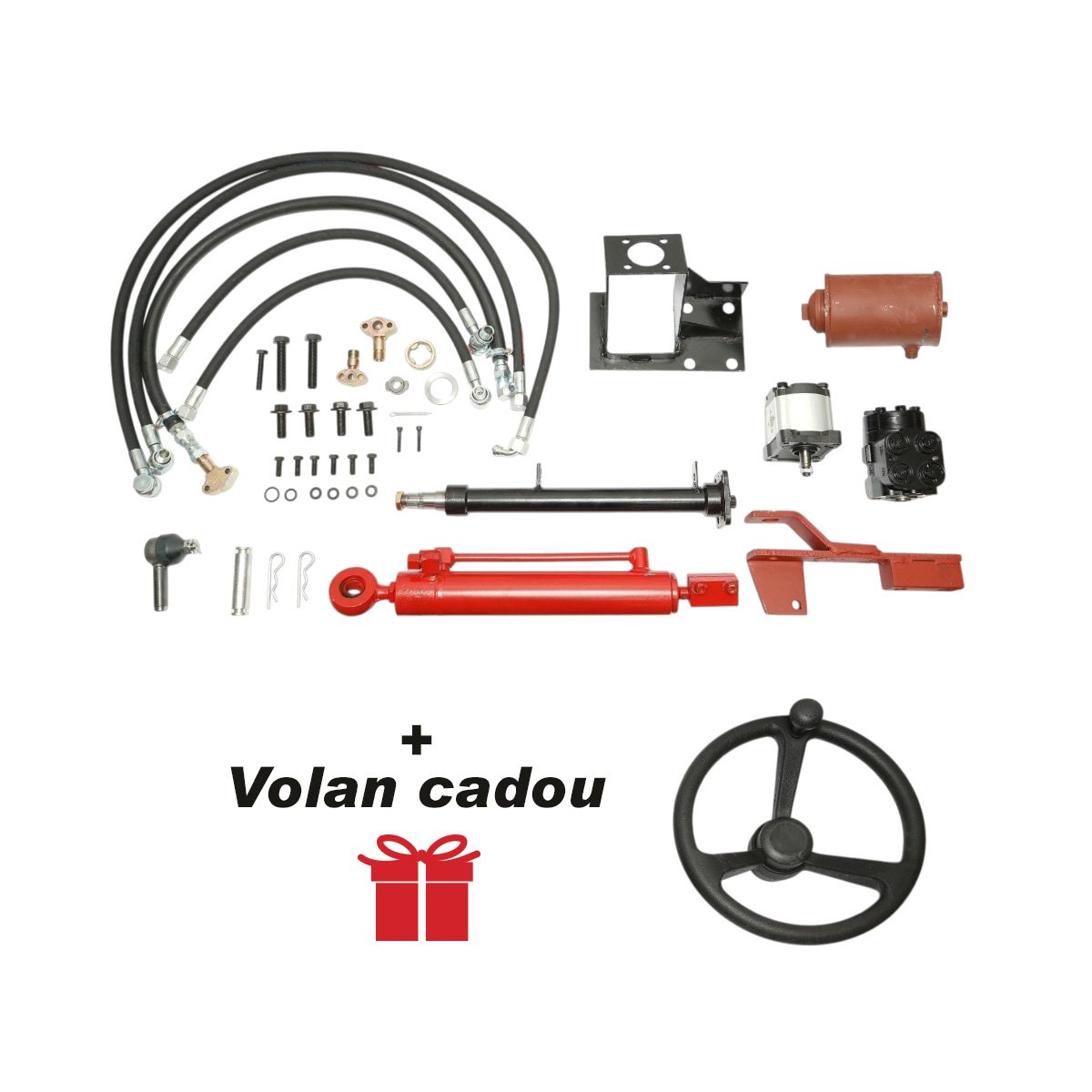 Kit complet servodirectie cu pompa danfos si cilindru hidraulic pentru U-445 cu motor in 3 cilindri