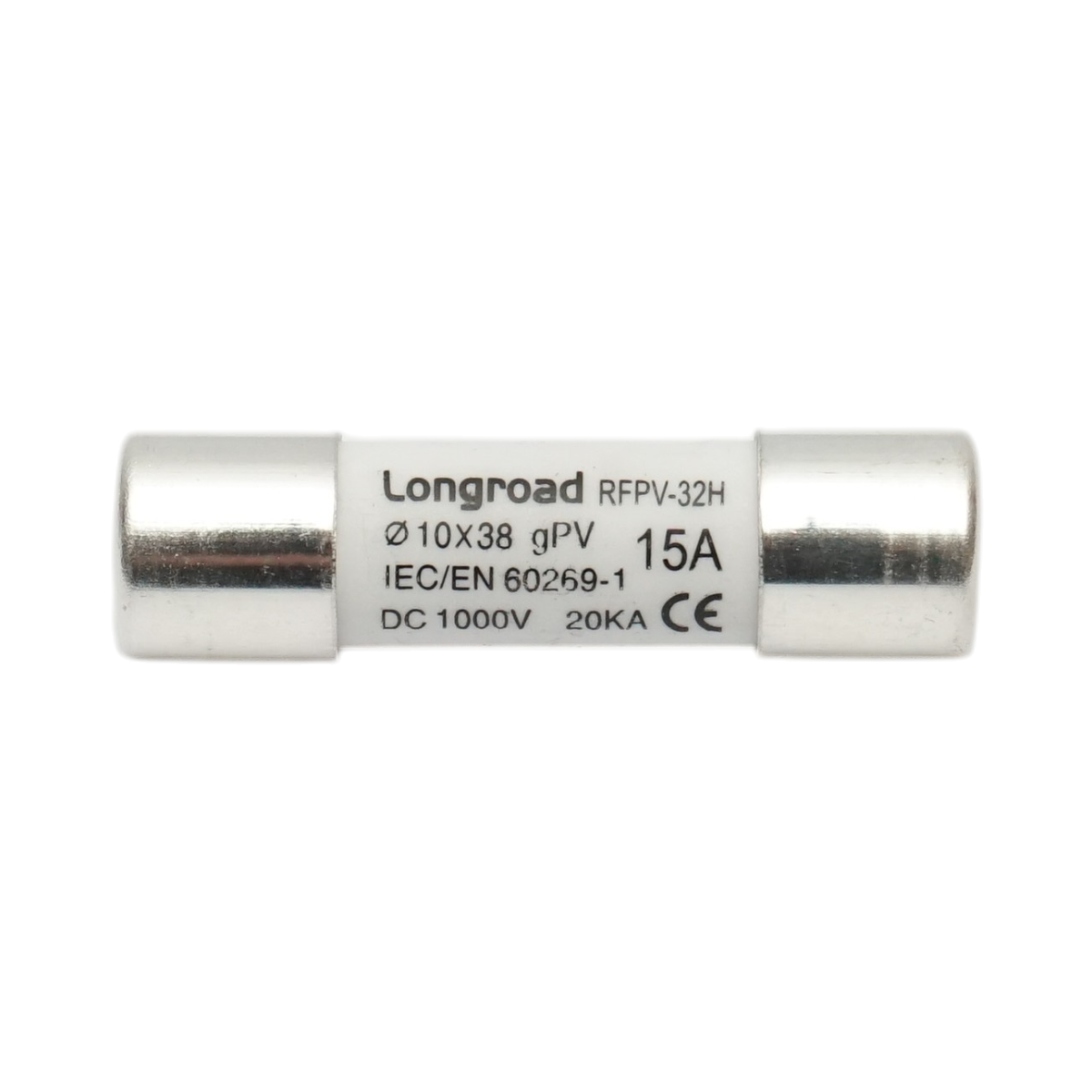 Siguranta fuzibila cilindrica RFPV-32H pentru sisteme solare gPV, 15A, 1000VDC Longroad