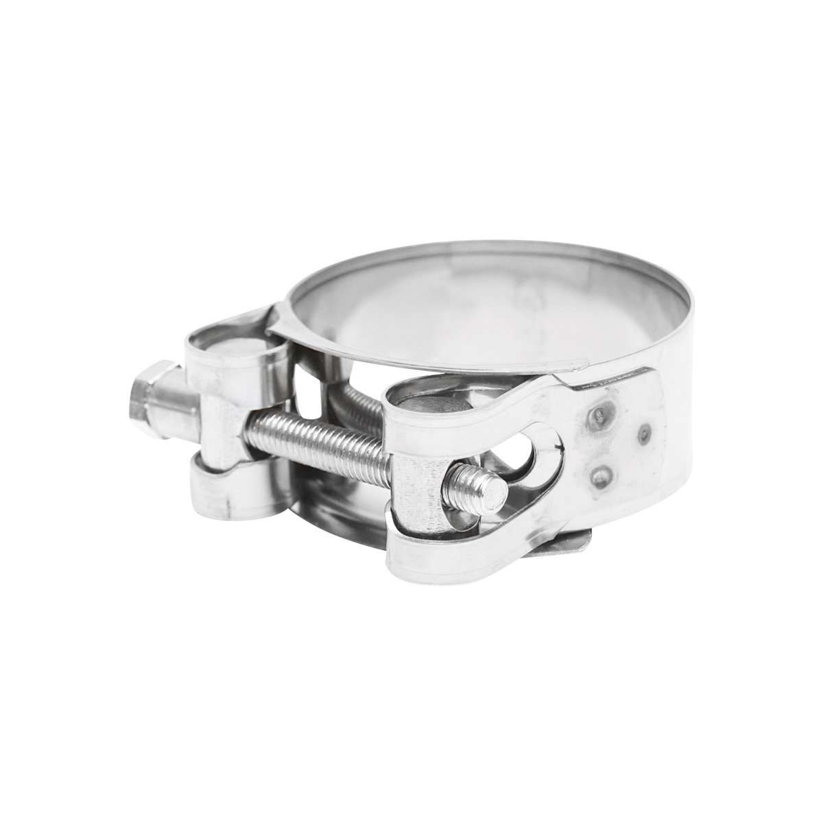 Colier forta, clema inox cu surub 201 pentru furtunuri 52-55mm Breckner Germany – imagine 2