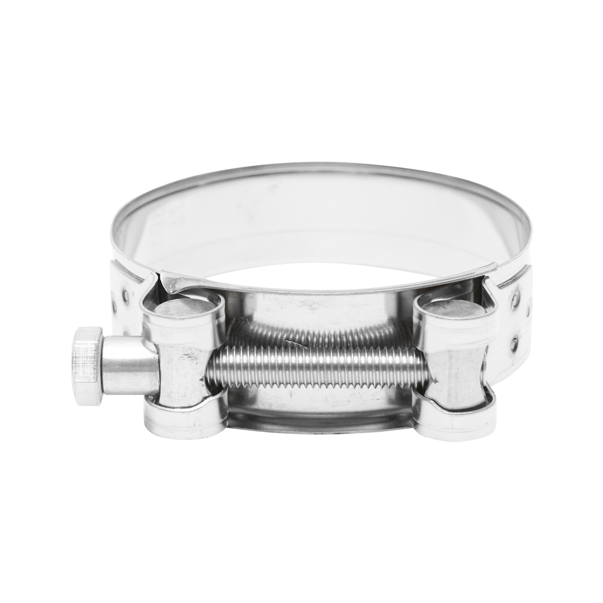 Colier forta, clema inox cu surub 304SS pentru furtunuri 74-79mm Breckner Germany	