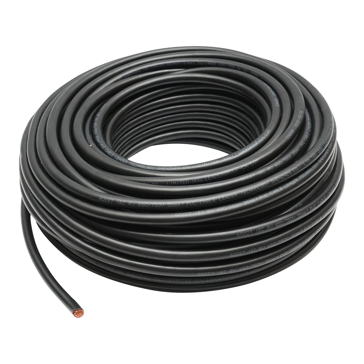 Cablu forta 1x35mm cupru litat pentru baterie, sudura RV-K 450/750V rola 50m Breckner Germany