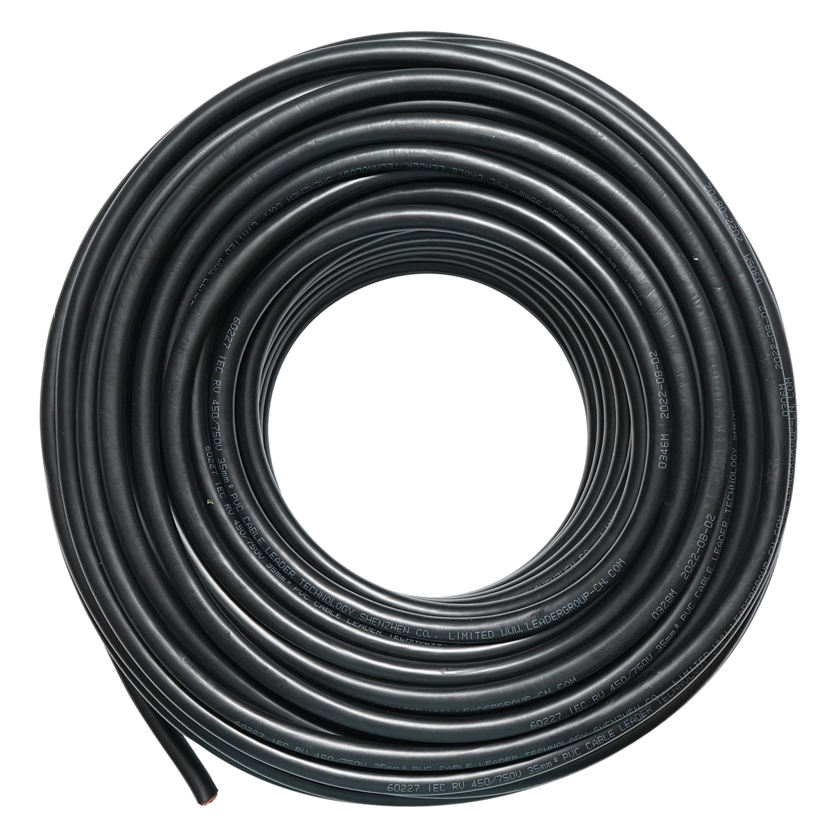 Cablu forta 1x35mm cupru litat pentru baterie, sudura RV-K 450/750V rola 50m Breckner Germany – imagine 2