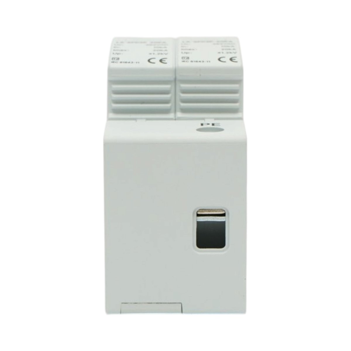 Descarcator la supratensiune cu semnalizare pentru sisteme fotovoltaice LA-SPD-2P-20kA-385V AC Leader – imagine 4
