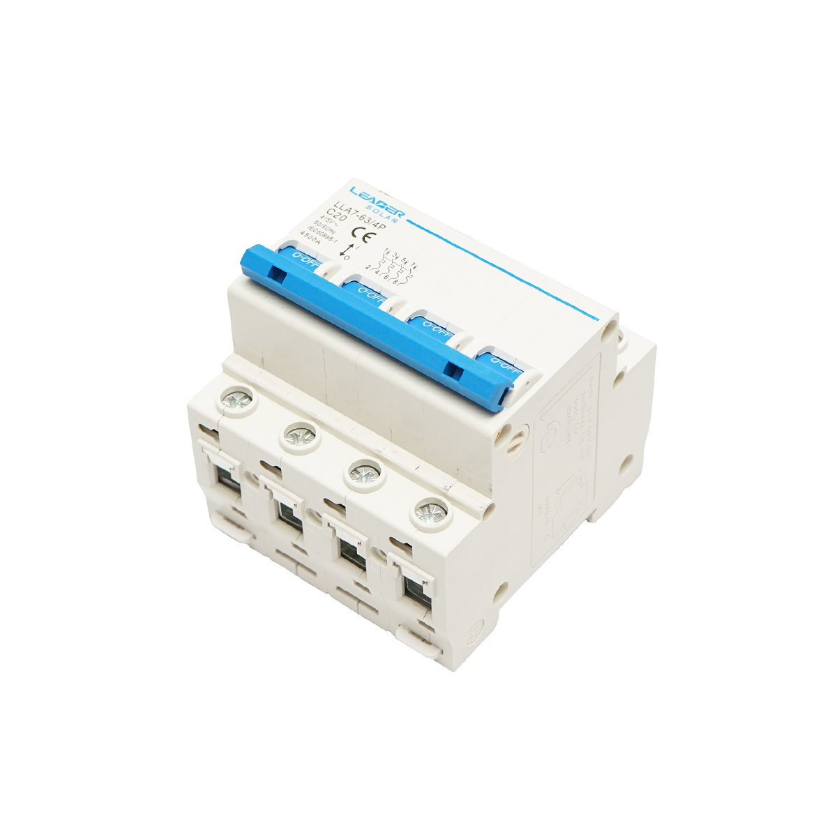 Siguranta automata tip intrerupator 4P-20A-415VAC Leader – imagine 4