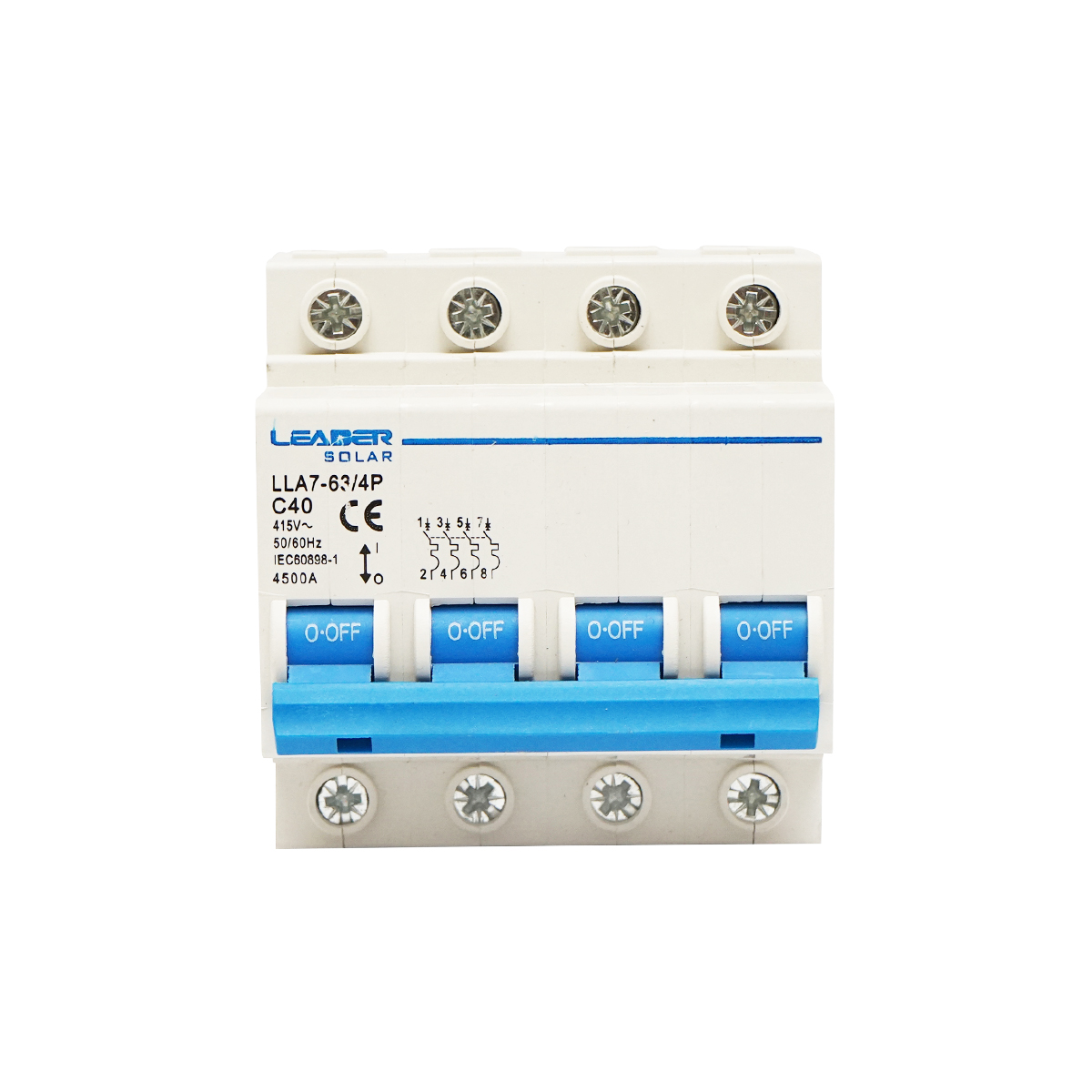 Siguranta automata tip intrerupator 4P-40A-415VAC Leader