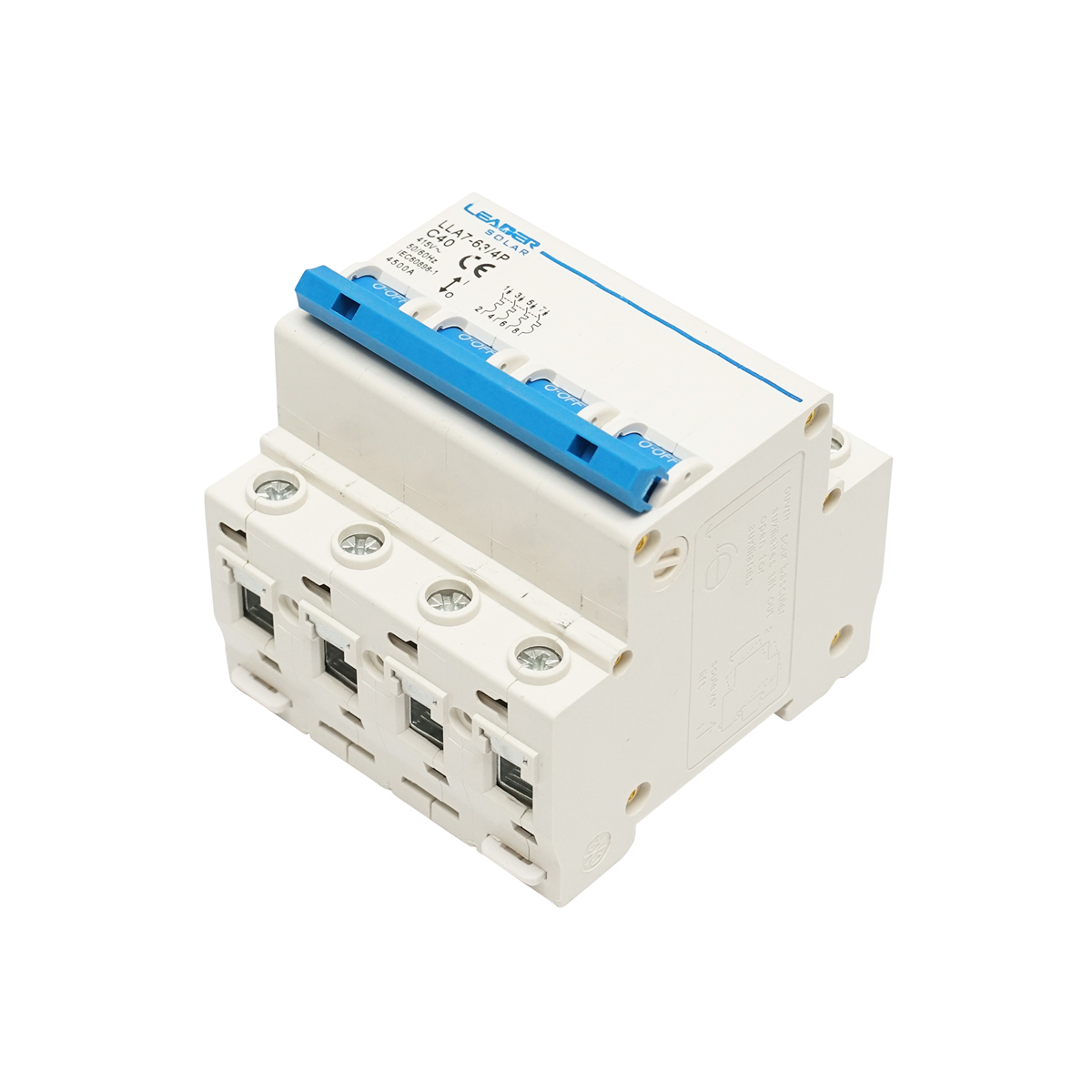 Siguranta automata tip intrerupator 4P-40A-415VAC Leader – imagine 4