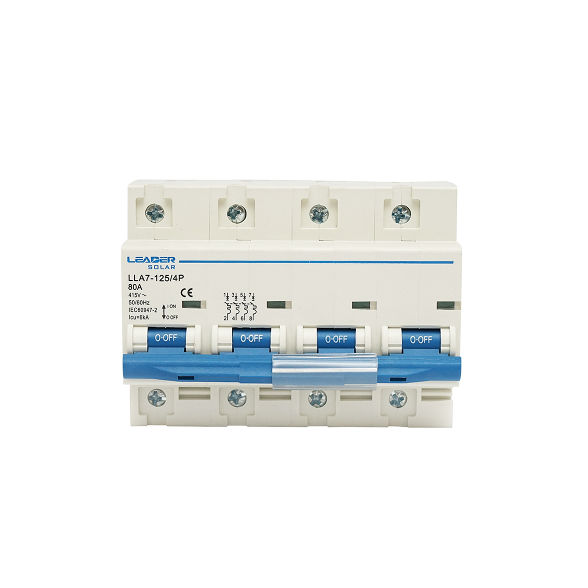 Siguranta automata tip intrerupator 4P-80A-415VAC Leader
