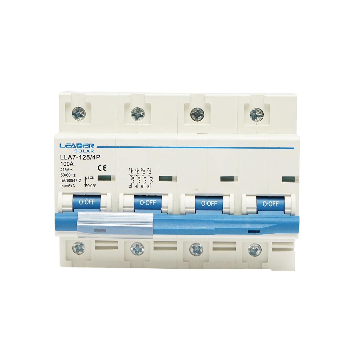 Siguranta automata tip intrerupator 4P-100A-415VAC Leader