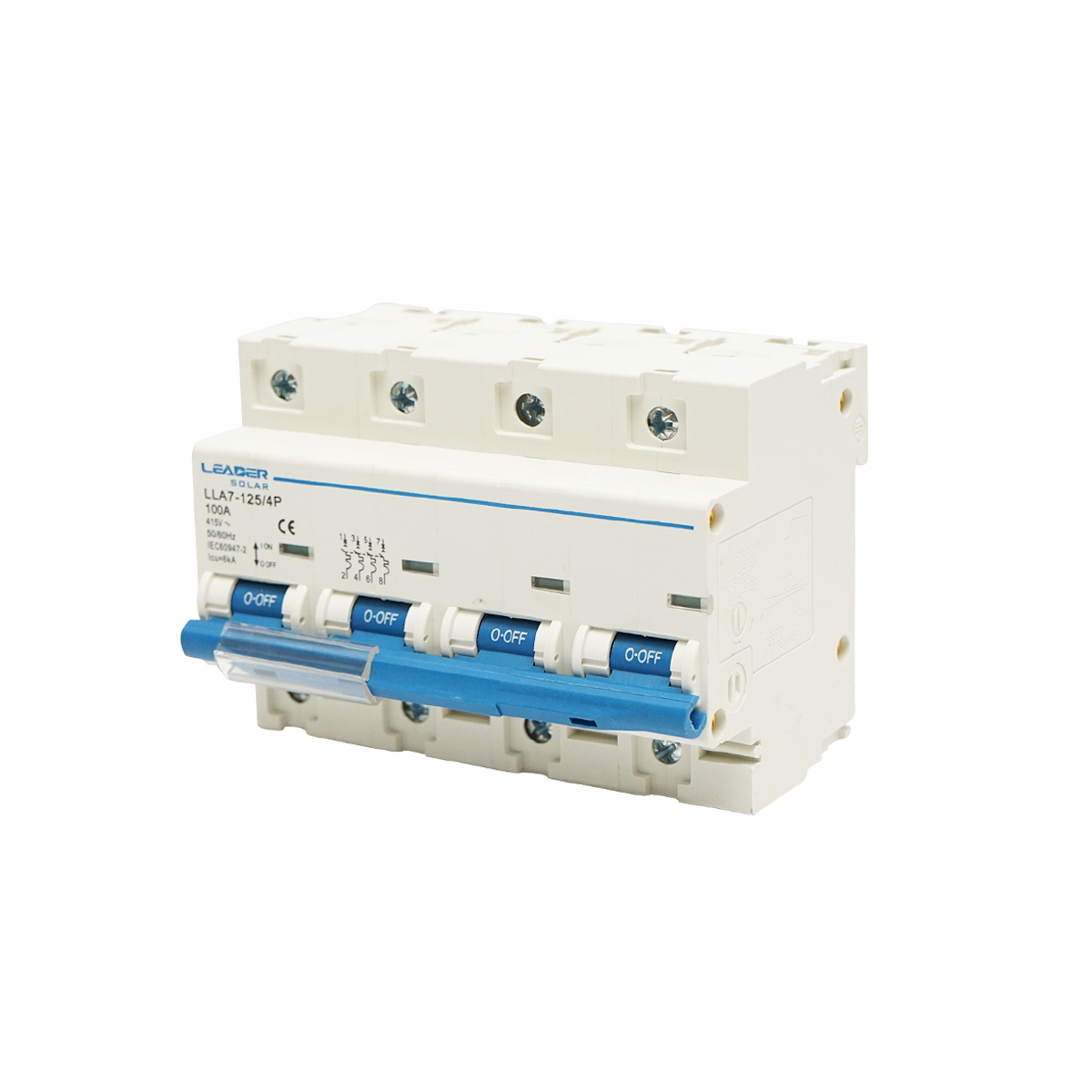 Siguranta automata tip intrerupator 4P-100A-415VAC Leader – imagine 2
