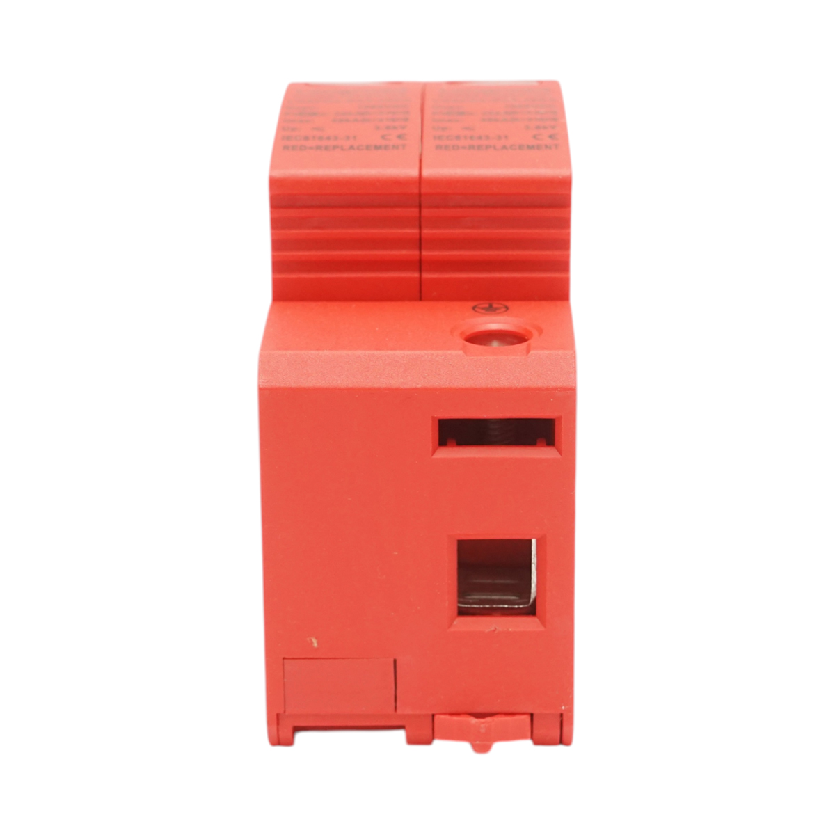Descarcator supratensiune cu semnalizare sisteme fotovoltaice DC 2P tip C 1000VDC LRSPD2-DC5-40KA Longroad – imagine 5