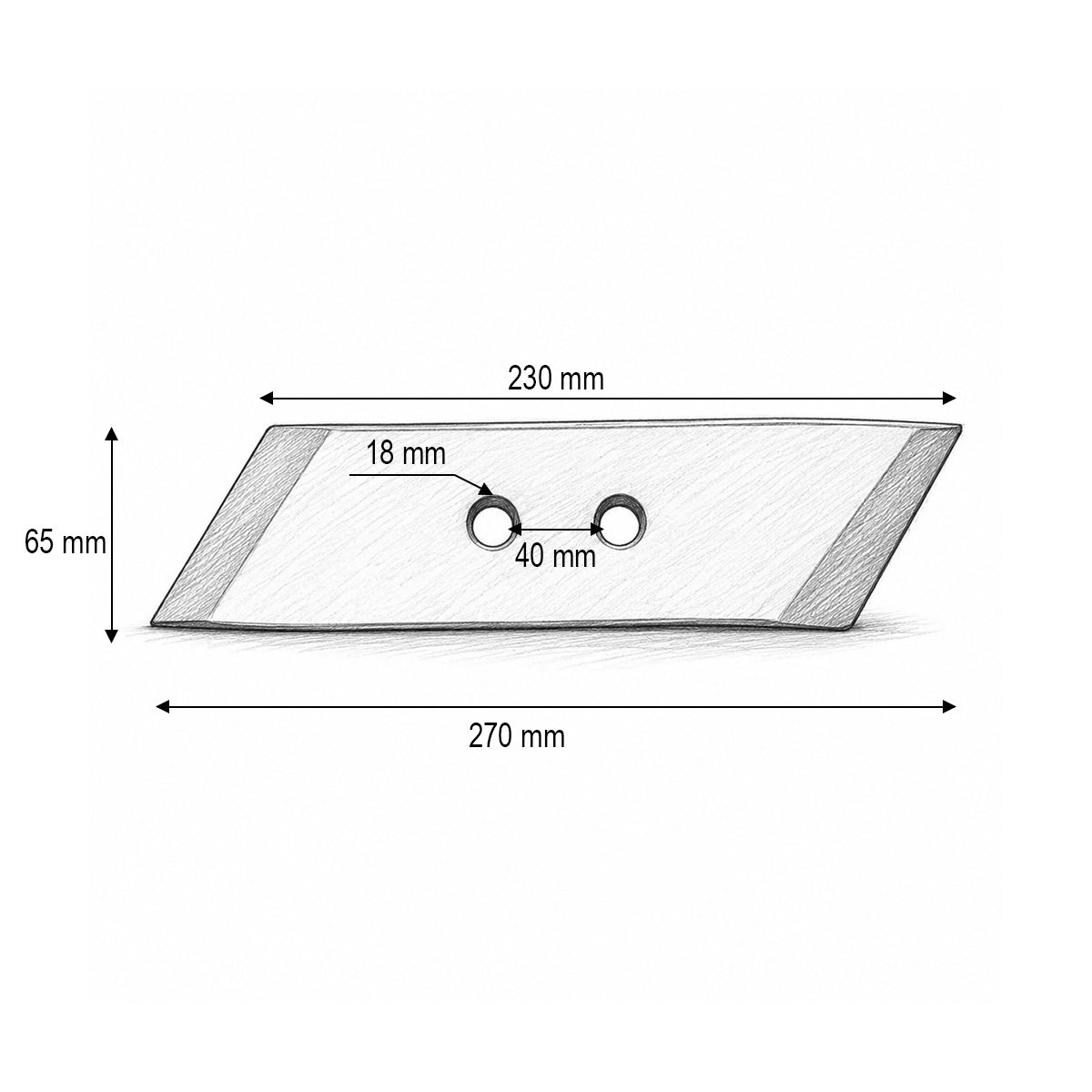 Dalta brazdar stanga Kverneland cod OEM 063090 – imagine 3