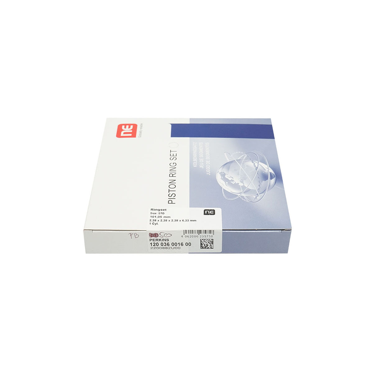 Set segmenti pentru motor Perkins NPR Fi 101mm, 2,38x2,38x2,38x6,35mm – imagine 4