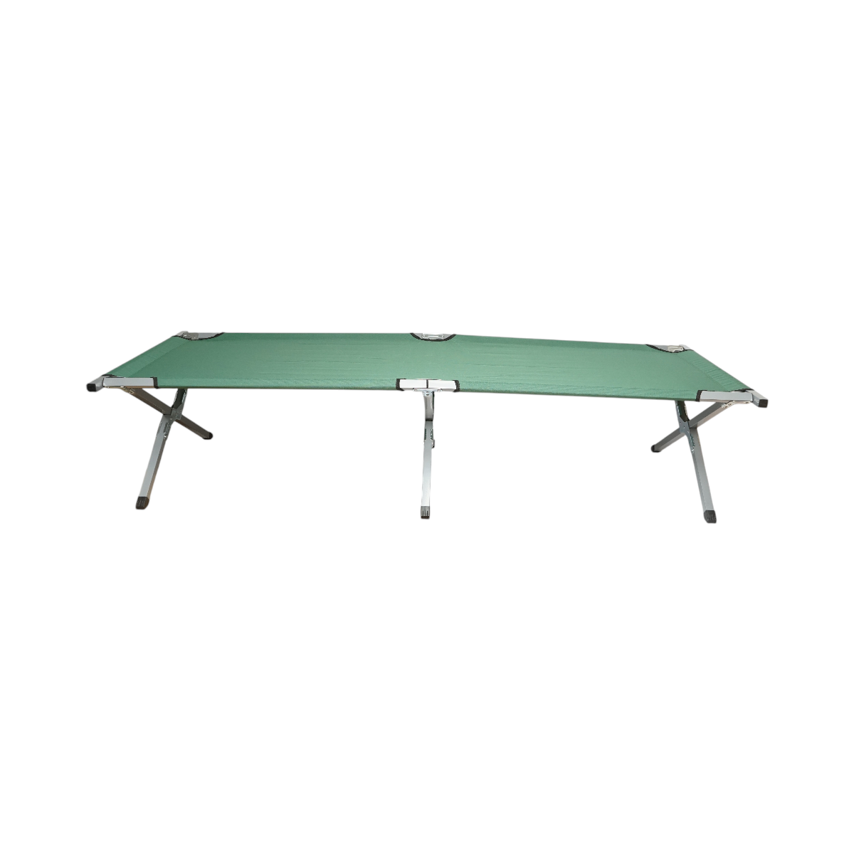 Pat pliabil de campanie, camping verde olive 190x66x42cm Breckner Germany – imagine 2