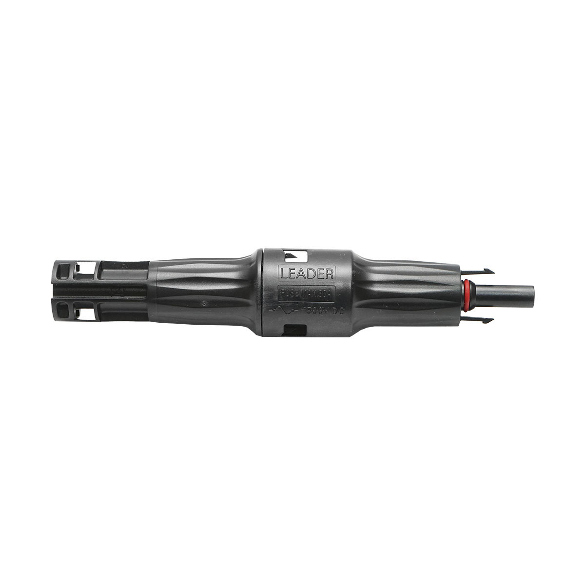 Conector MC4 cu siguranta fuzibila 10x85mm, 15A, 1500V DC pentru sisteme solare fotovoltaice IP67 Leader – imagine 2