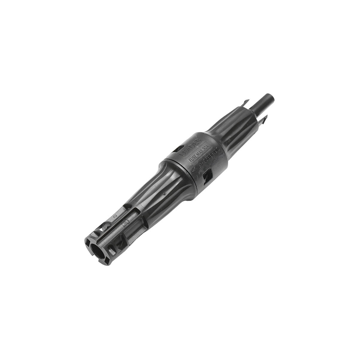 Conector MC4 cu siguranta fuzibila 10x85mm, 25A, 1500V DC pentru sisteme solare fotovoltaice IP67 Leader – imagine 4