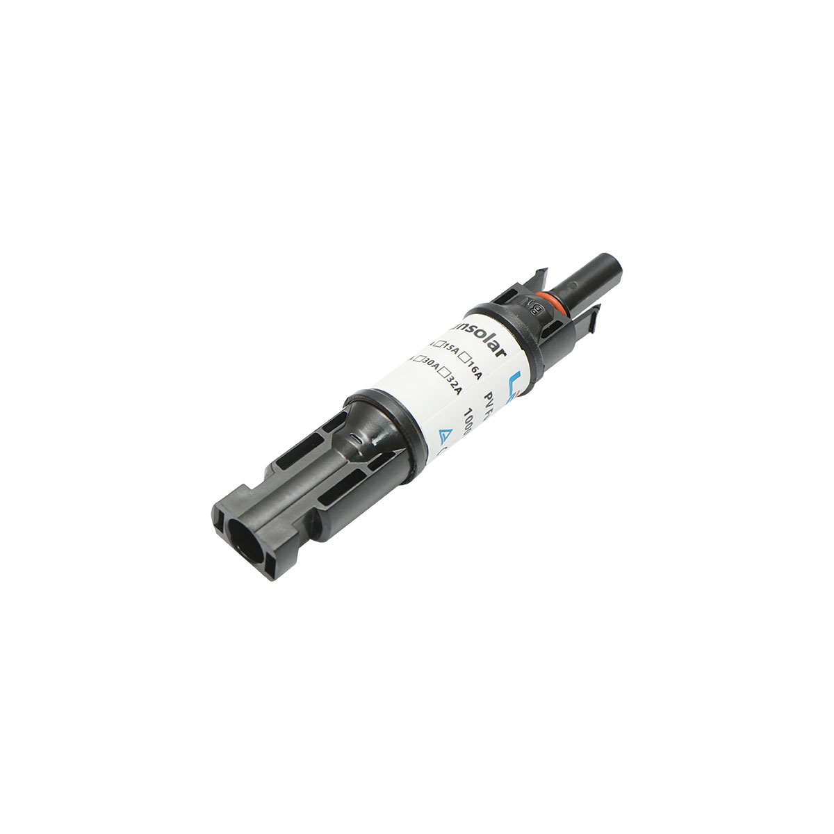 Conector MC4 cu siguranta fuzibila 10x38mm, 20A, 1500V DC pentru sisteme solare fotovoltaice IP67 Leader – imagine 4