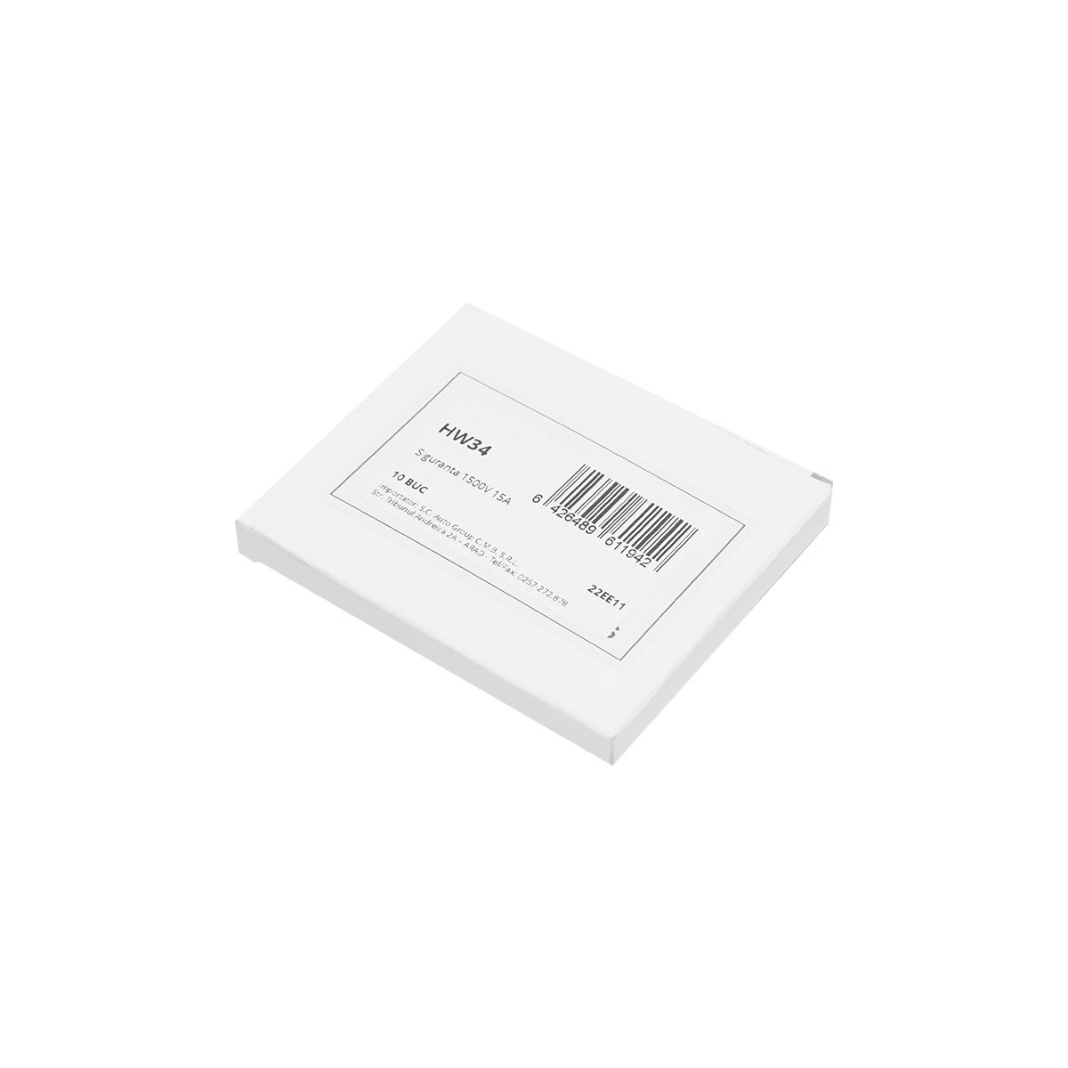 Siguranta fuzibila cilindrica gPV 10x85mm pentru sisteme solare 15A, 1500V Leader – imagine 2