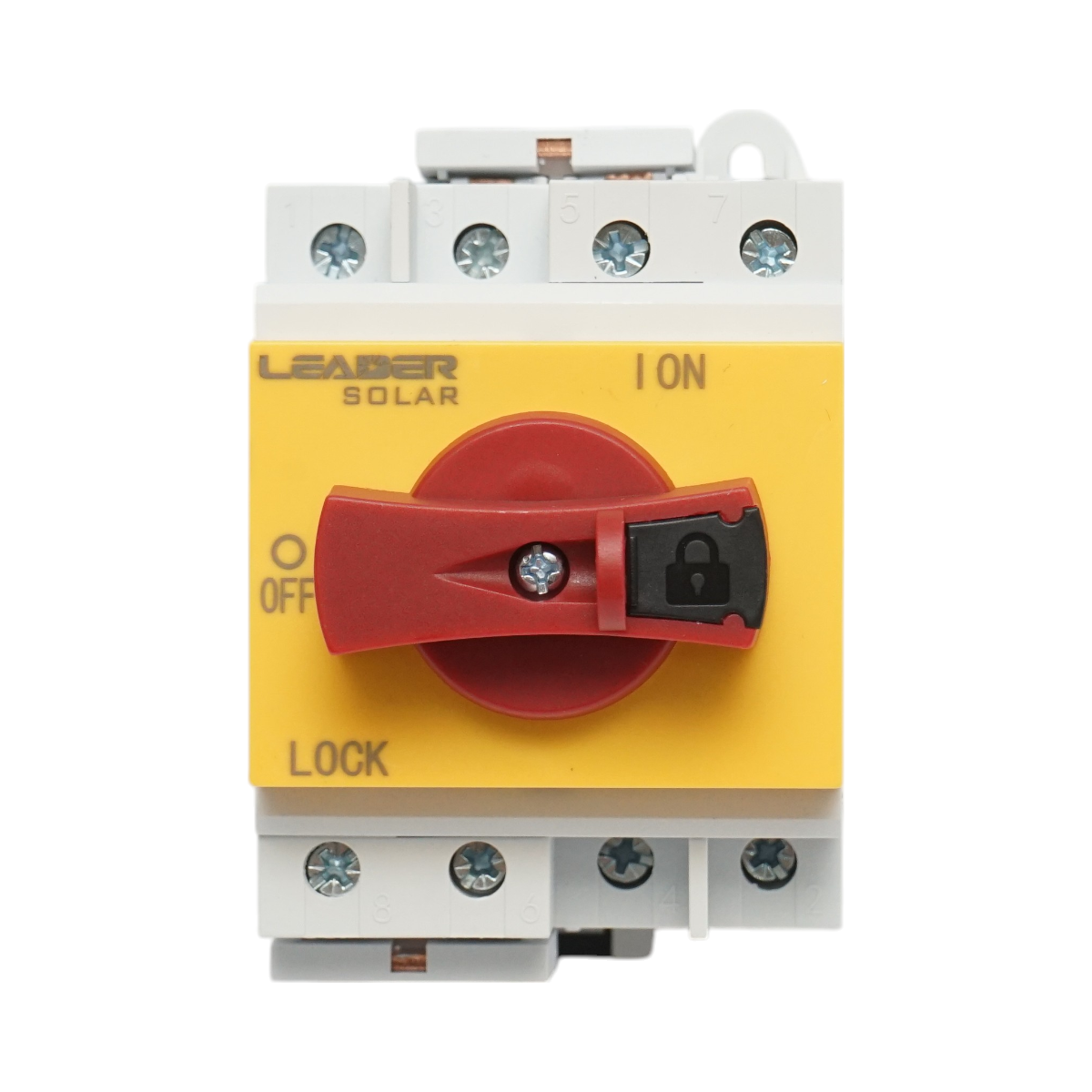 Comutator de sarcina, switch ON/OFF pentru sisteme fotovoltaice 4P, 32A, 1500V Leader
