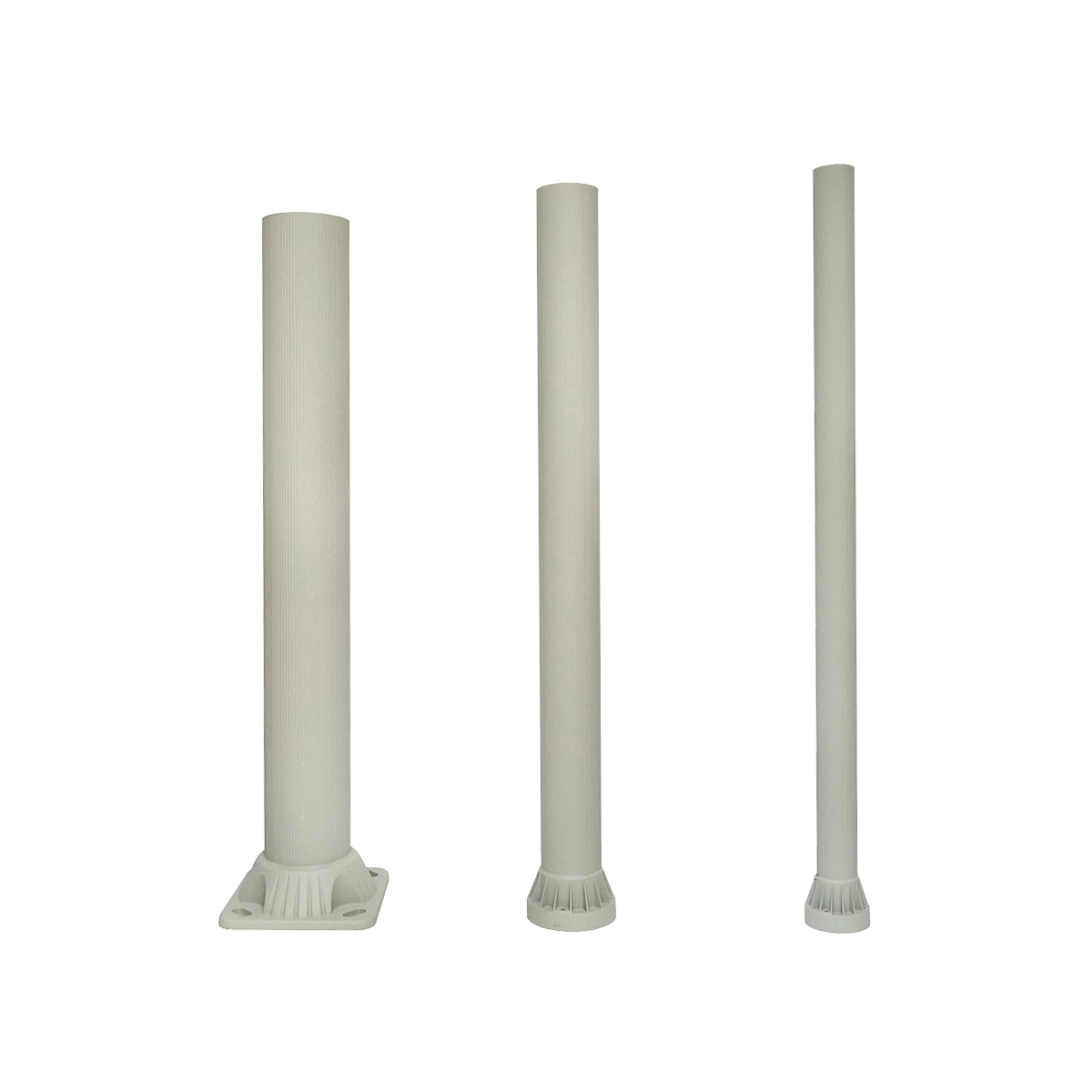 Stalp iluminat 3.5m din aluminiu cu flansa Breckner Germany – imagine 2