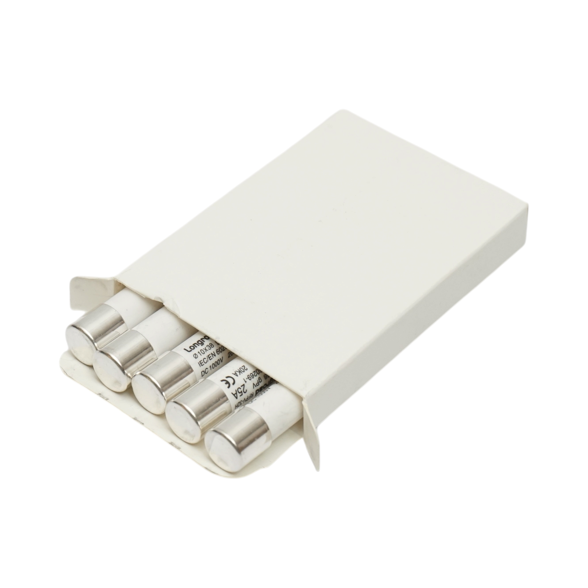 Siguranta fuzibila 10x38mm cilindrica gPV 25A, 1000V DC pentru sisteme fotovoltaice RFPV-32H Longroad – imagine 4