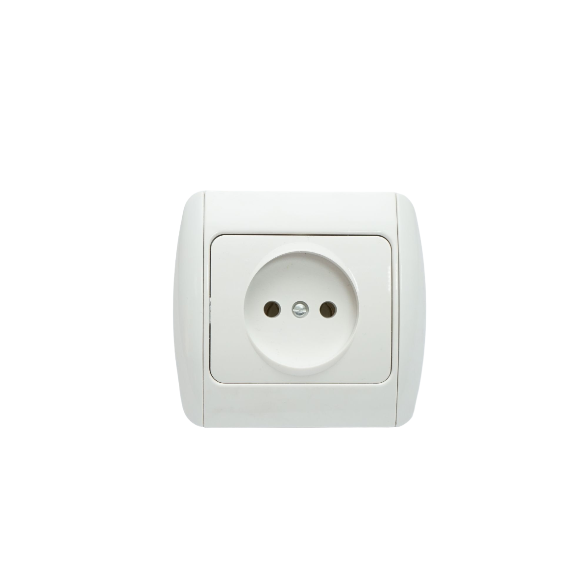 Priza simpa  alba ST MAKEL 220V - 250V, 10A incastrat, ceramica