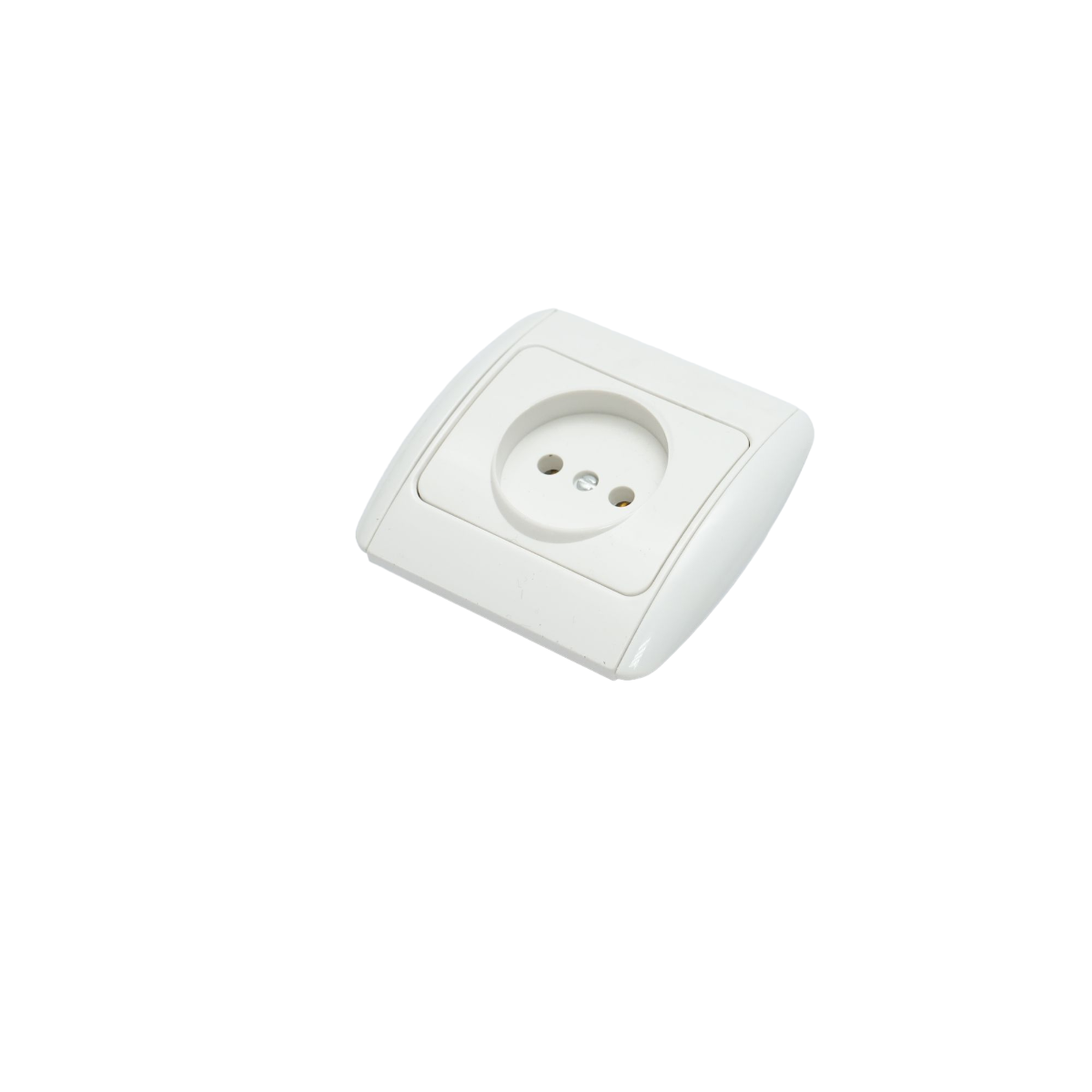 Priza simpa  alba ST MAKEL 220V - 250V, 10A incastrat, ceramica – imagine 3