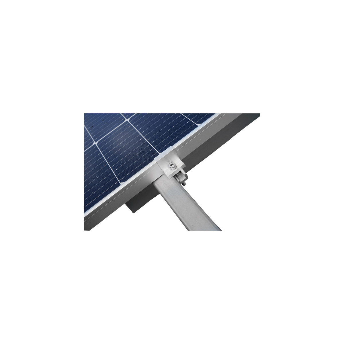 Sistem complet montare, structura cu prindere in beton pentru 22 panouri solare fotovoltaice 12 KW unghi 30 grade Breckner Germany – imagine 3
