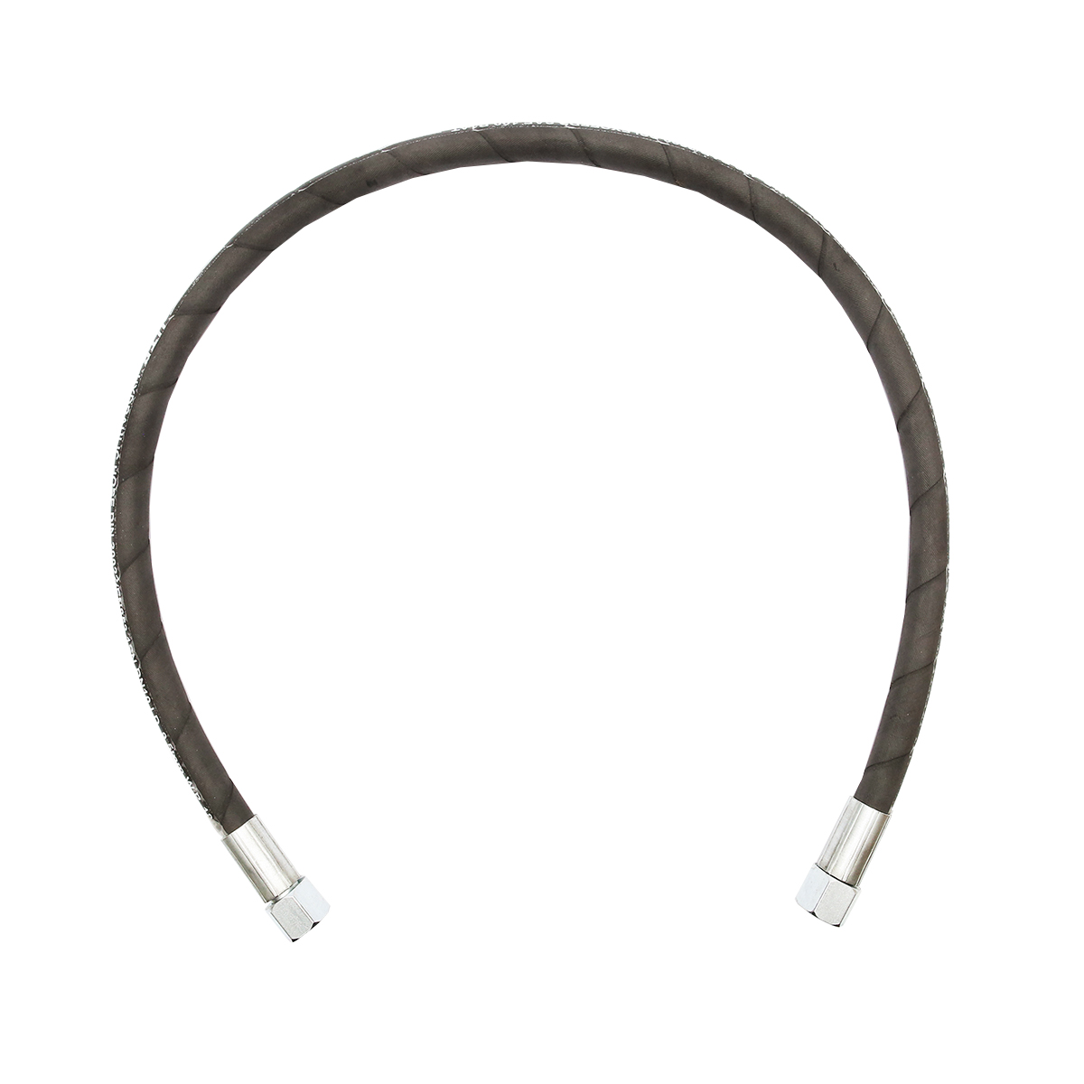 Furtun presiune 2SN DN10 sertizat cu capete fixate hidraulic L = 1000 mm (Reductie M20X20)