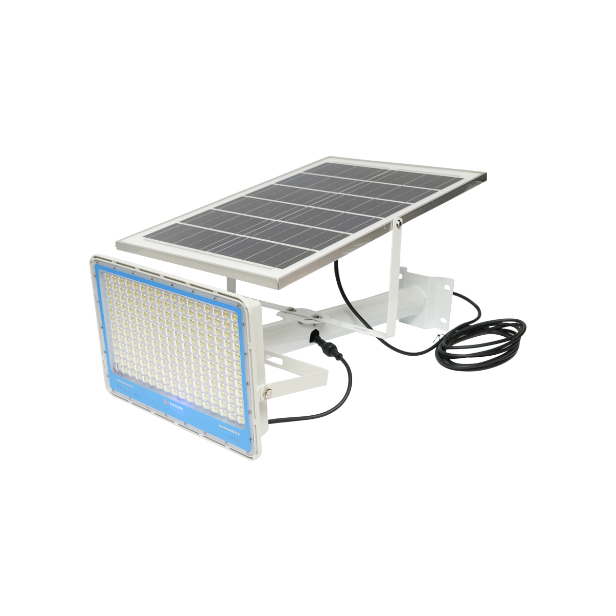 Proiector LED 400W, 6500K cu panou solar 28W telecomanda si baterie 40Ah Breckner Germany