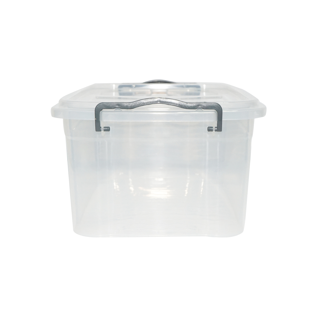 Cutie depozitare 15L cu capac din plastic, transparenta 280x430x175mm – imagine 2