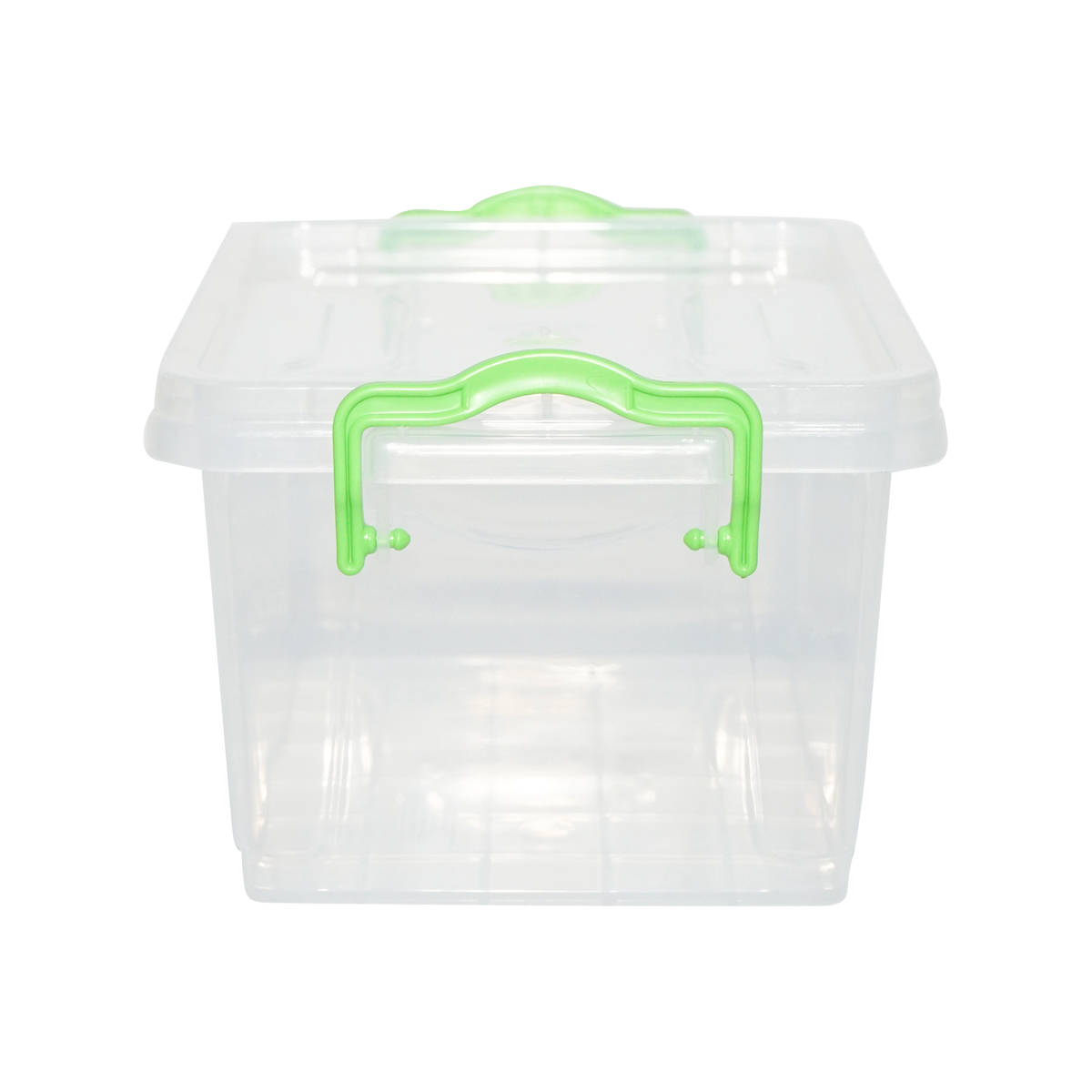 Cutie depozitare 1.5L cu capac din plastic, transparenta 210x140x100mm – imagine 3