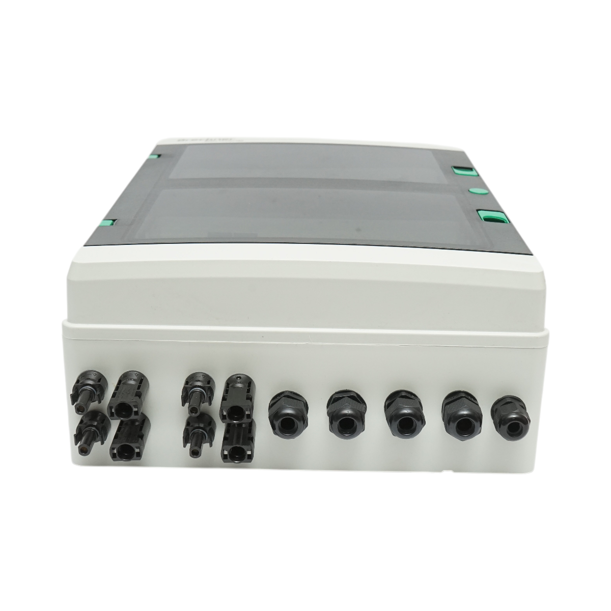 Tablou sigurante de protectie echipat 380V pentru sisteme fotovoltaice 5-10KW DC/AC cu 2 siruri/stringuri – imagine 3