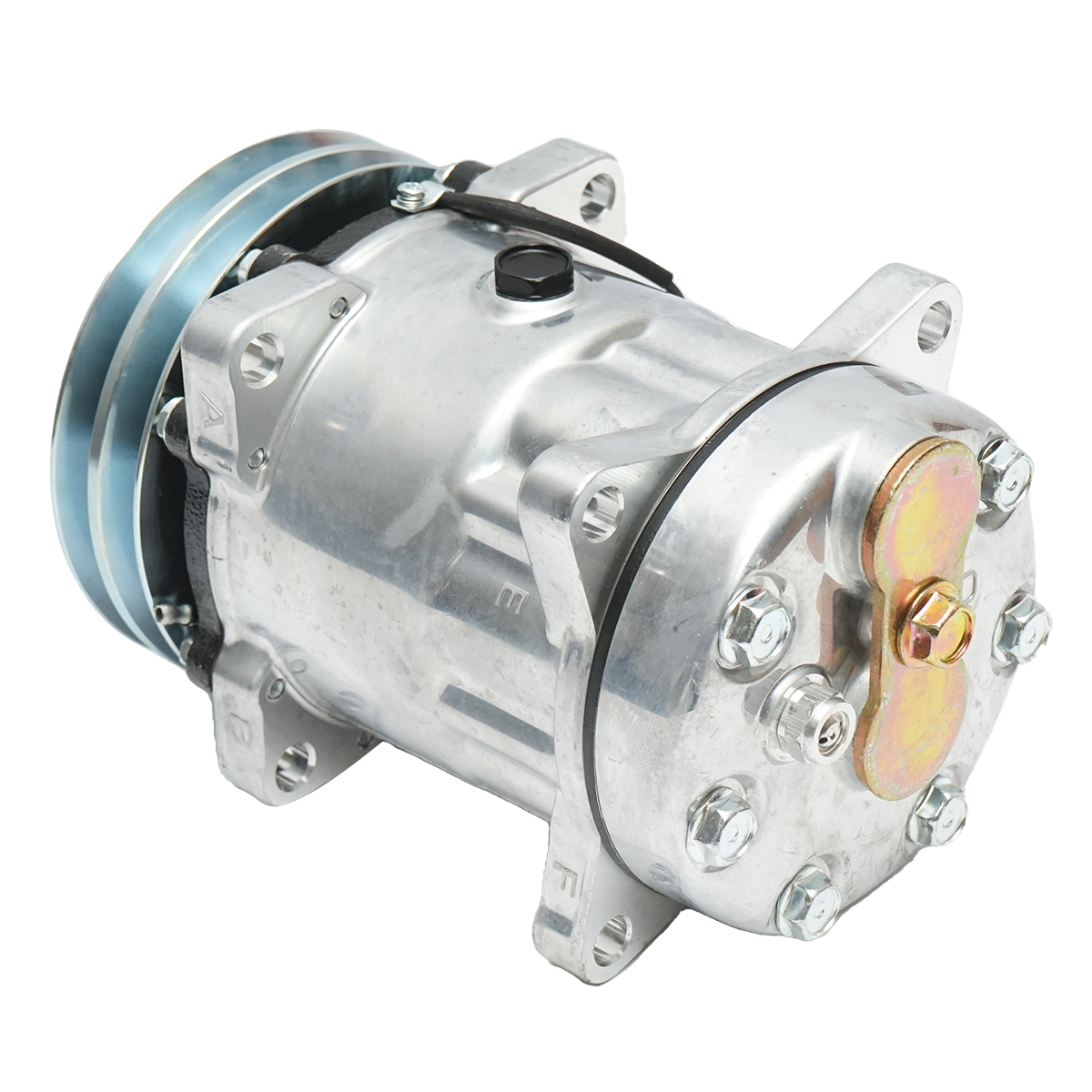Compresor clima A/C pentru Massey Ferguson, Claas, Landini cod OEM 3157920, 3159720, 3712528M2, 3782613M2, 3386861M1 – imagine 3