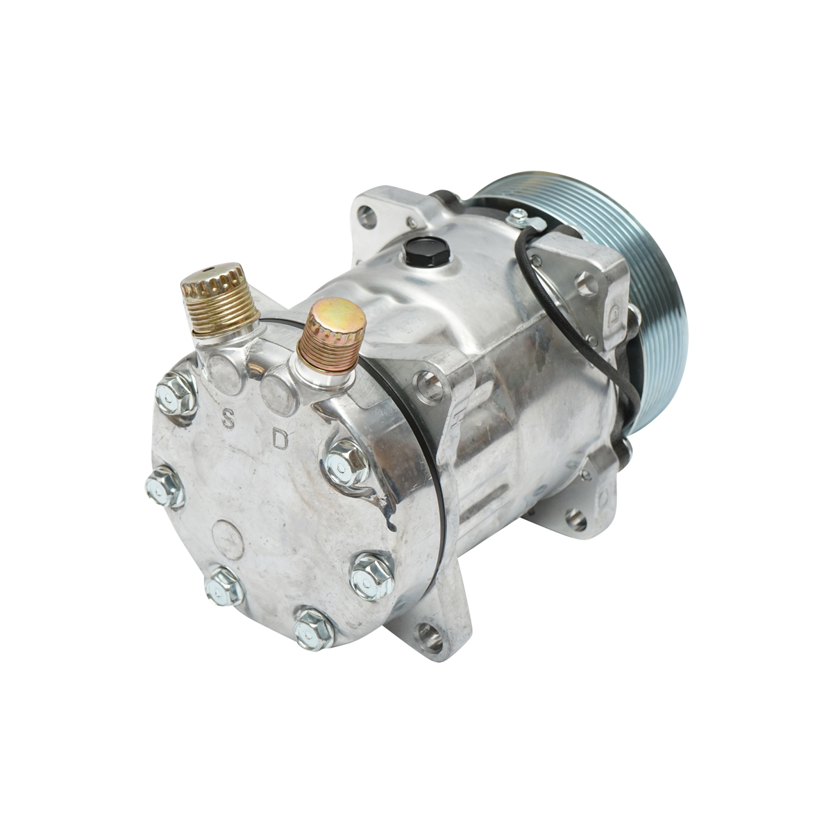 Compresor clima A/C Mercedes Sprinter, Case IH, Fiat, Ford, New Holland cod OEM 82016158, 87709786, 82008689, 82002069, 81866263 – imagine 4