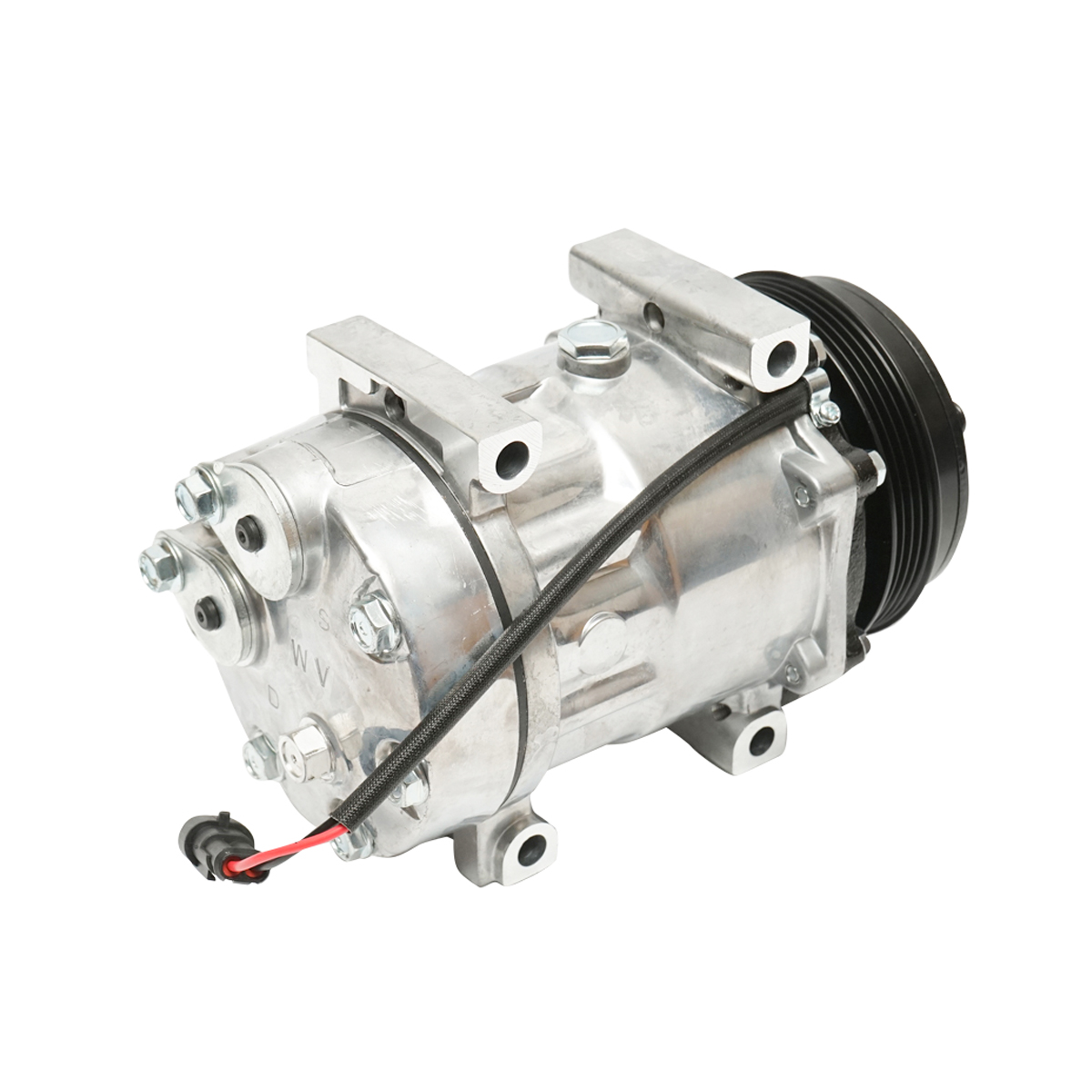 Compresor clima A/C pentru New Holland, Case IH, Steyr cod OEM 87709785, 87802912 Breckner Germany – imagine 2