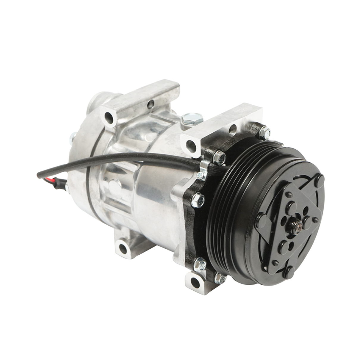 Compresor clima A/C pentru New Holland, Case IH, Steyr cod OEM 87709785, 87802912 Breckner Germany – imagine 3