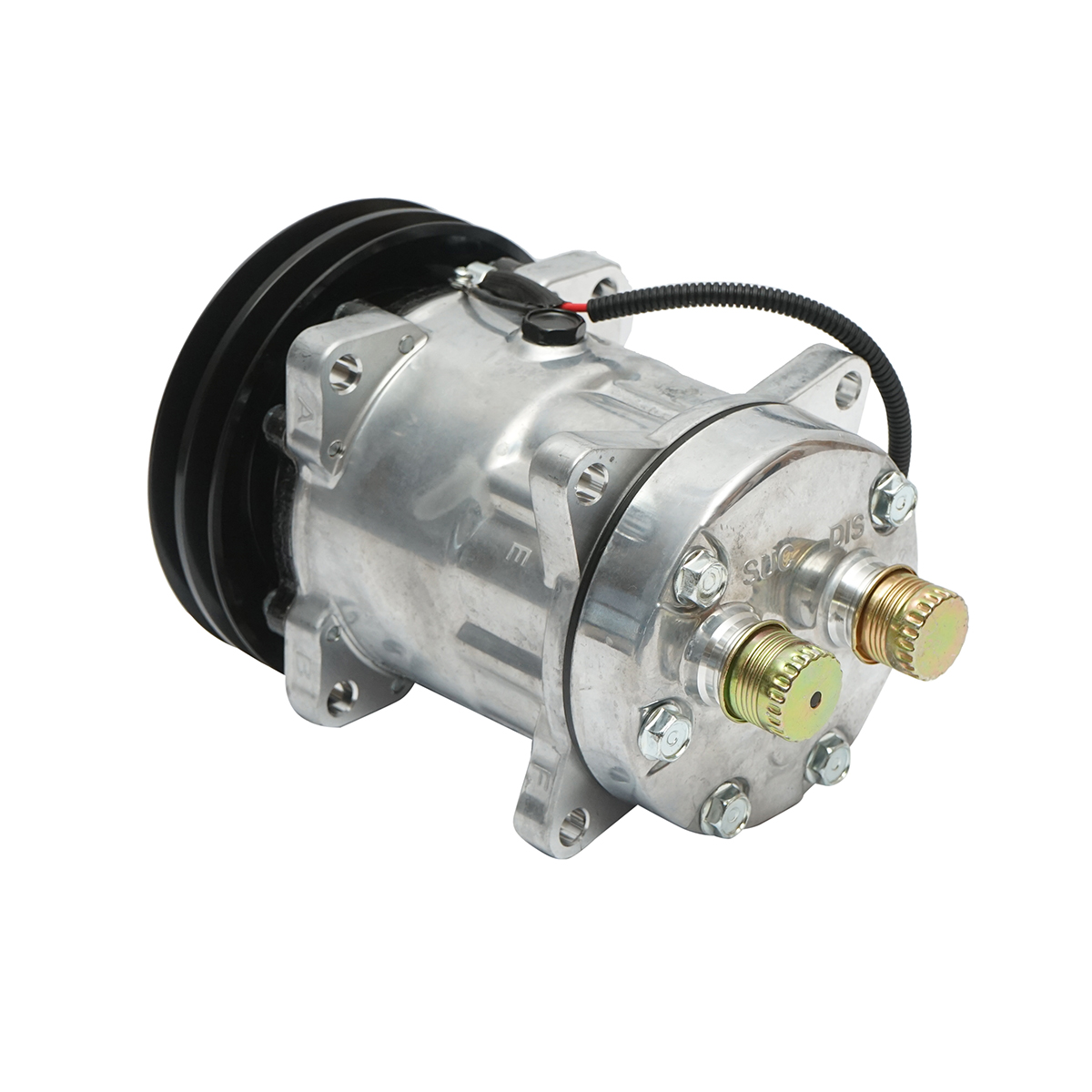 Compresor clima A/C pentru Case IH cod OEM 1977959C1, 1343925C1, 97204C1, 83934C91, 65202000, 1255750C91, 1255750C92 – imagine 2