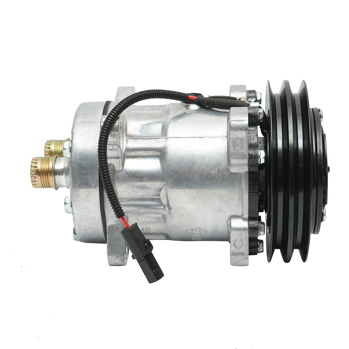 Compresor clima A/C pentru Case IH cod OEM 1977959C1, 1343925C1, 97204C1, 83934C91, 65202000, 1255750C91, 1255750C92 – imagine 3