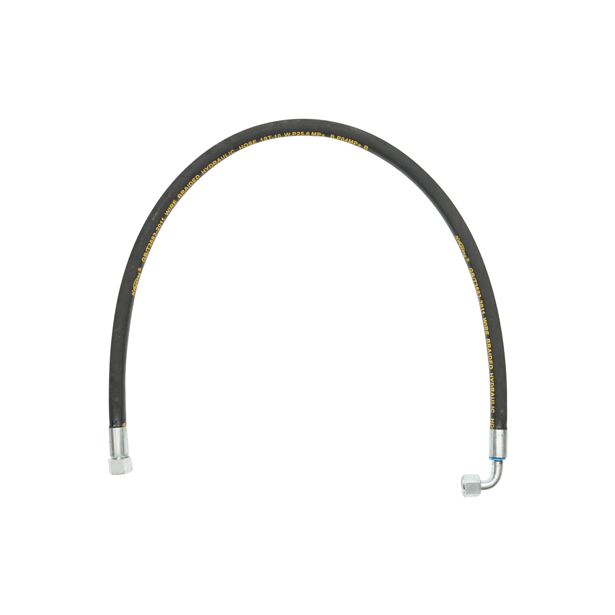 Furtun presiune DN10 sertizat cu armaturi 1000mm M20x1,5 90 grade, M20x1,5 Breckner Germany