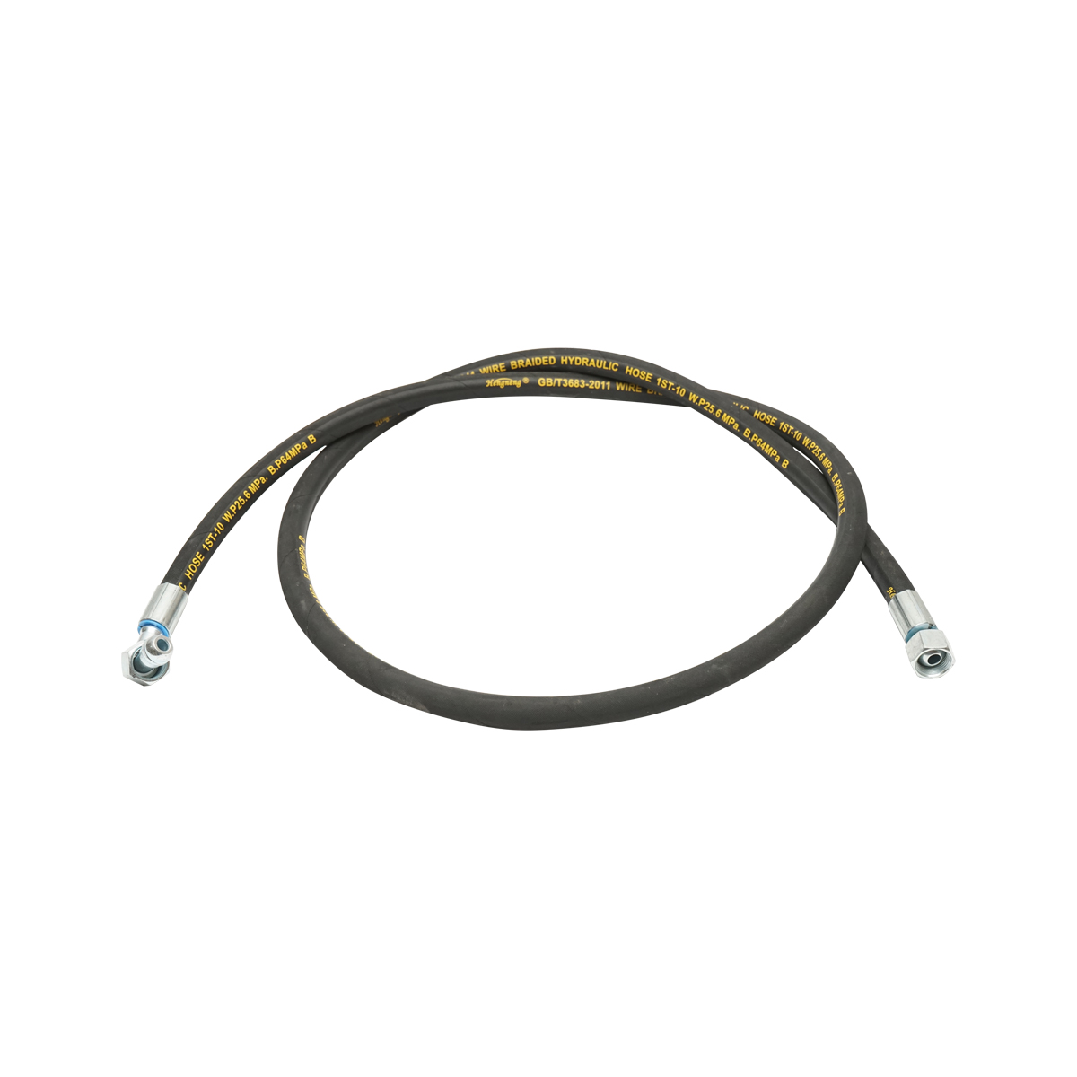 Furtun presiune DN10 sertizat cu armaturi 2000mm M20x1,5 90 grade, M20x1,5 Breckner Germany