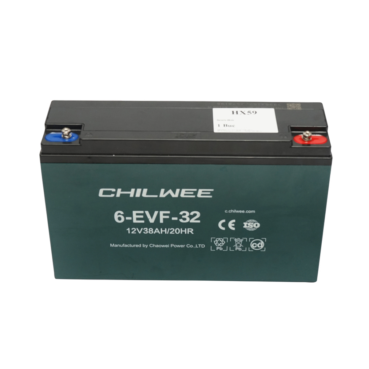 Baterie VRLA cu gel pentru bicicleta electrica 6-EVF-32, 12V, 38Ah-20HR CHILWEE – imagine 4