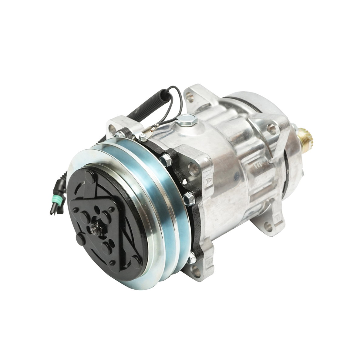 Compresor clima A/C pentru Landini, Massey Ferguson, Deutz-Fahr, Lamborghini cod OEM 3538725M91, 3550921M91, 3552611M91, 392214A1, 6005016248, 001103234, 01103234